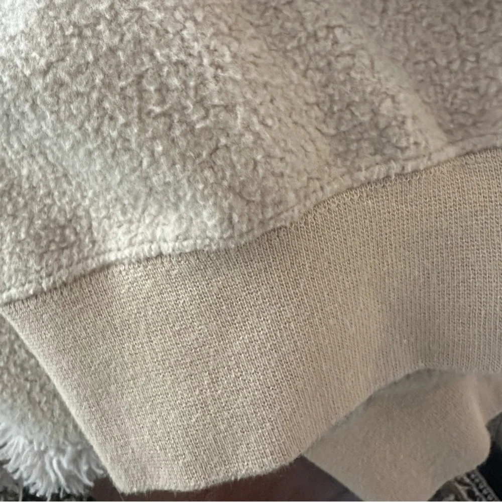 Vintage Harley Davidson Sweatshirt Tan Fleece Crewneck Embroidered Gray Logo L - Picture 7 of 7